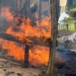 (Video) Incendio reduce a cenizas residencia en comunidad de Cayuco